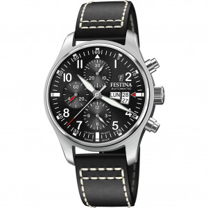 Pánske hodinky_Festina Swiss Made Automatic Chronograph PILOT F20150/6_Dom hodín MAX