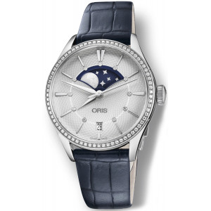 Dámske hodinky_ORIS Artelier Grande Lune, Date Diamonds_Dom hodín MAX
