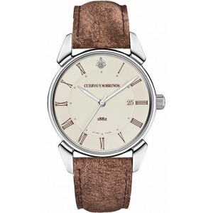 Cuervo y Sobrinos Historiador Central Second Cream Dial